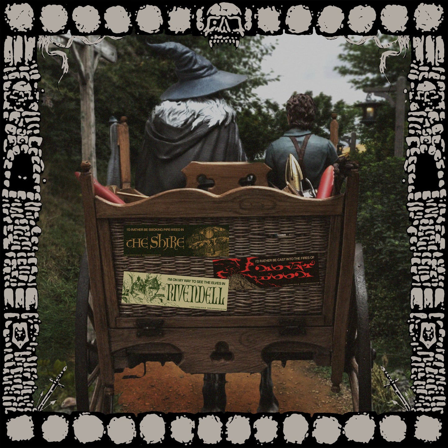 "LEGENDARIUM" BUMPER STICKERS - SET 1