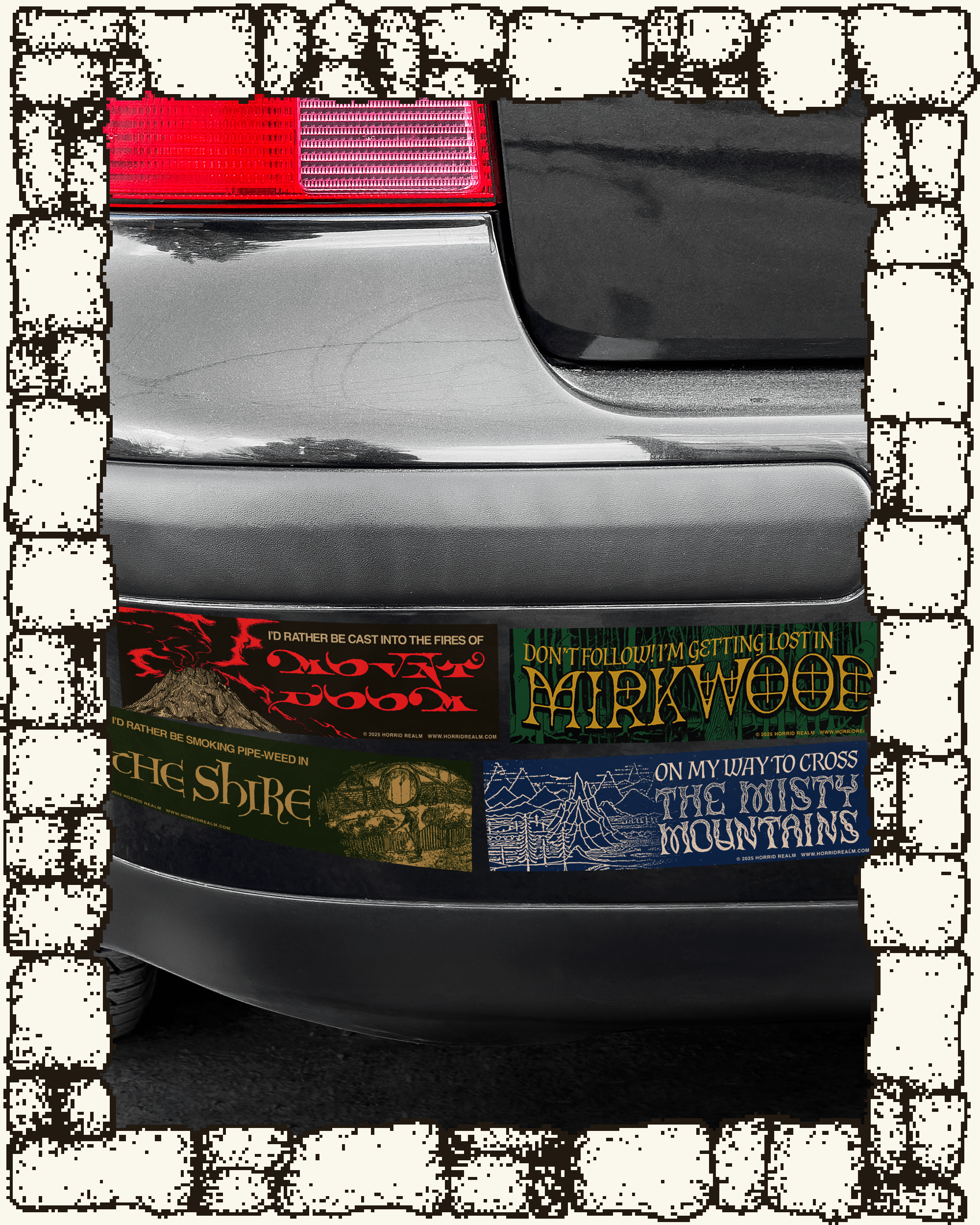 "Legendarium" 10x3 Bumper Stickers