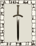 "BASTARD SWORD" LETTER OPENER