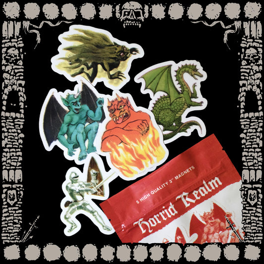 MONSTERS & FIENDS 5 MAGNET PACK