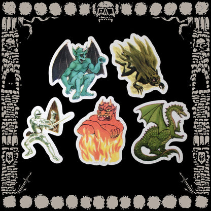 MONSTERS & FIENDS 5 MAGNET PACK