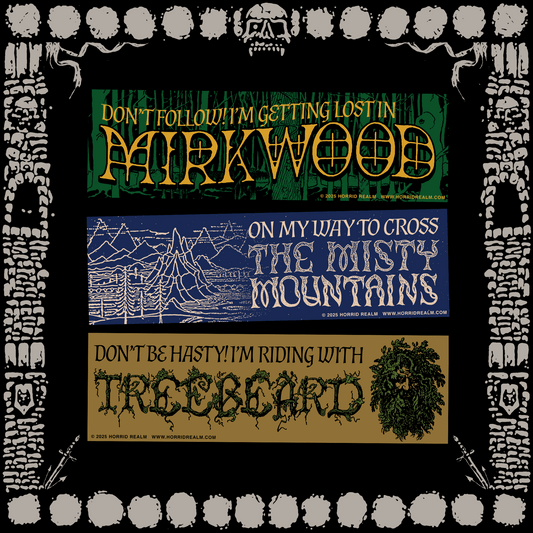 "MIDDLE-EARTH" BUMPER STICKERS - SET 2