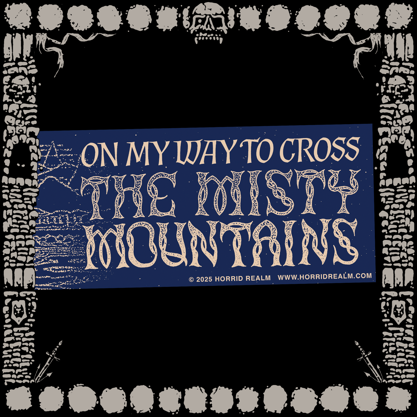 "MIDDLE-EARTH" BUMPER STICKERS - SET 2