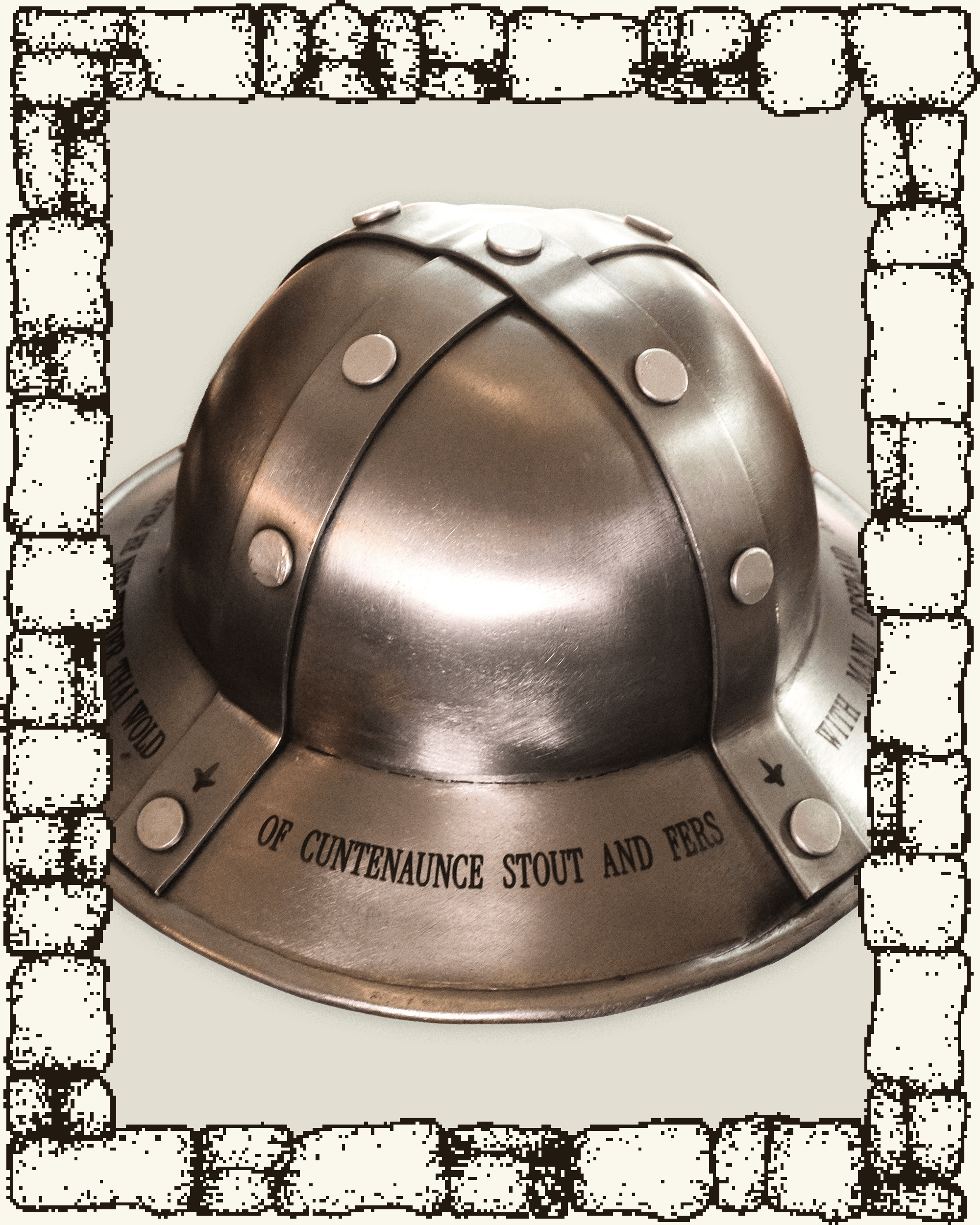 “SIR ORFEO” MINI KETTLE HELM + WOODEN STAND