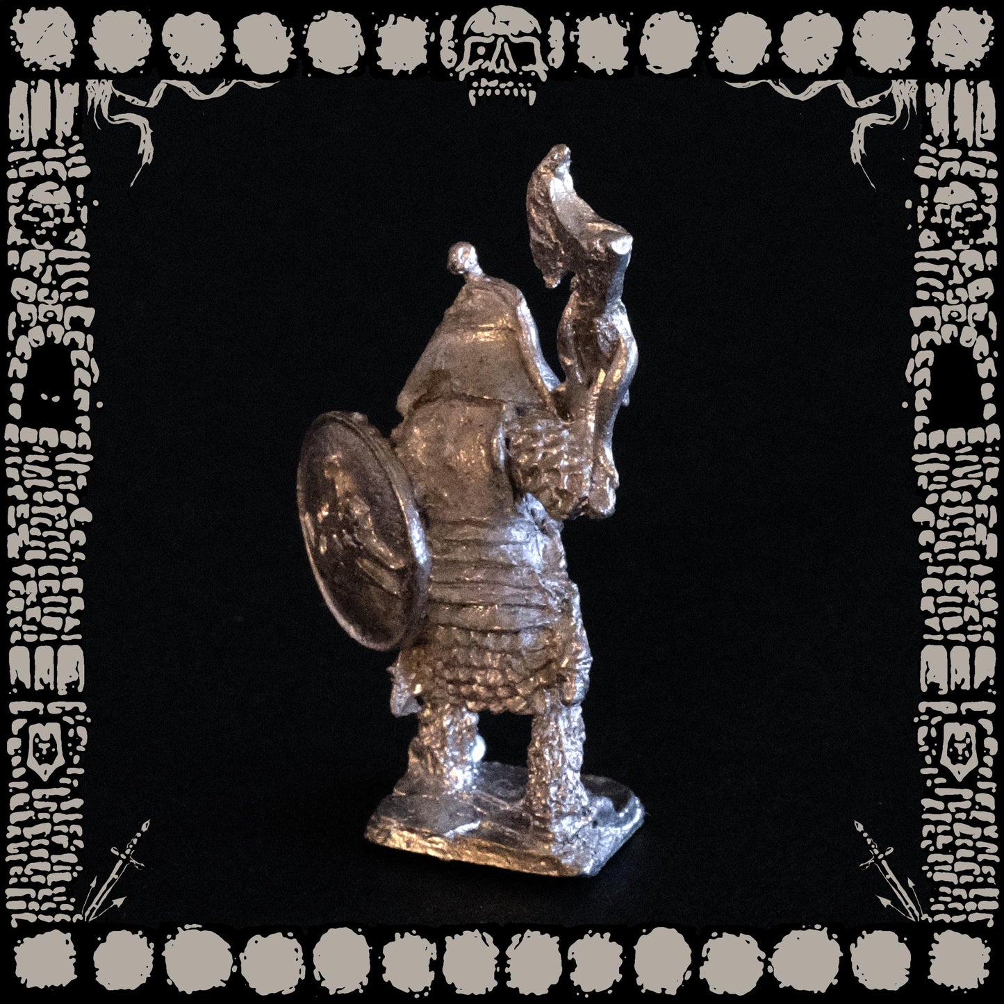 Orc Warrior Pewter Figurine