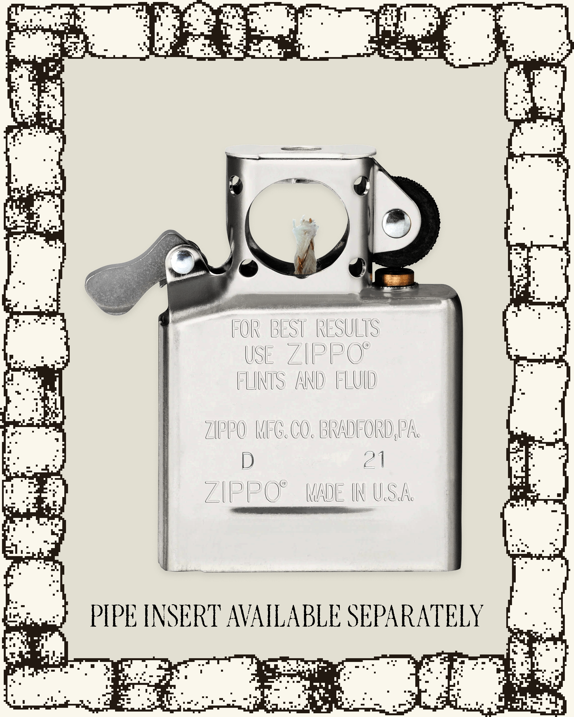 “WITCH KING” ENGRAVED ZIPPO LIGHTER