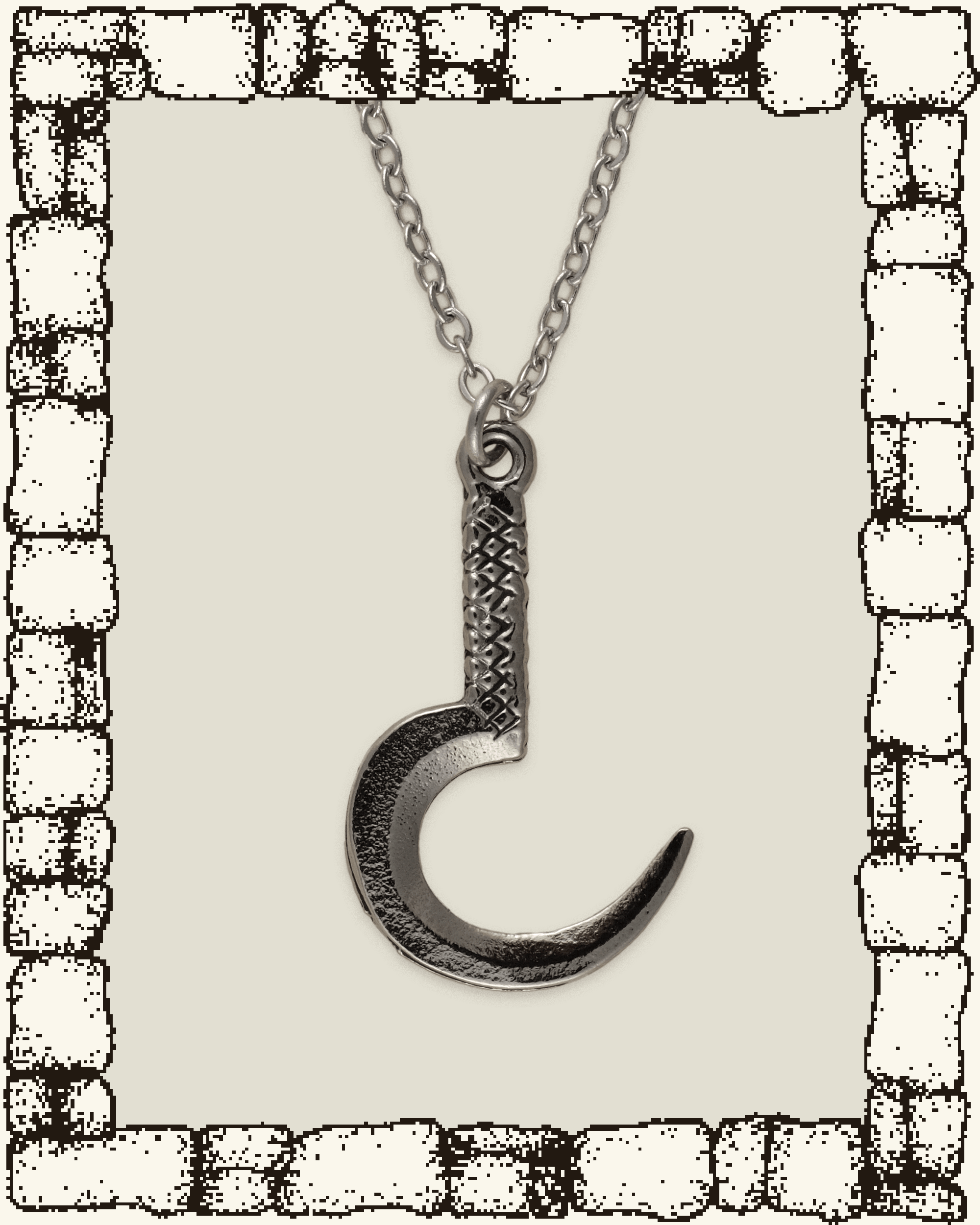 Vintage Sickle Necklace