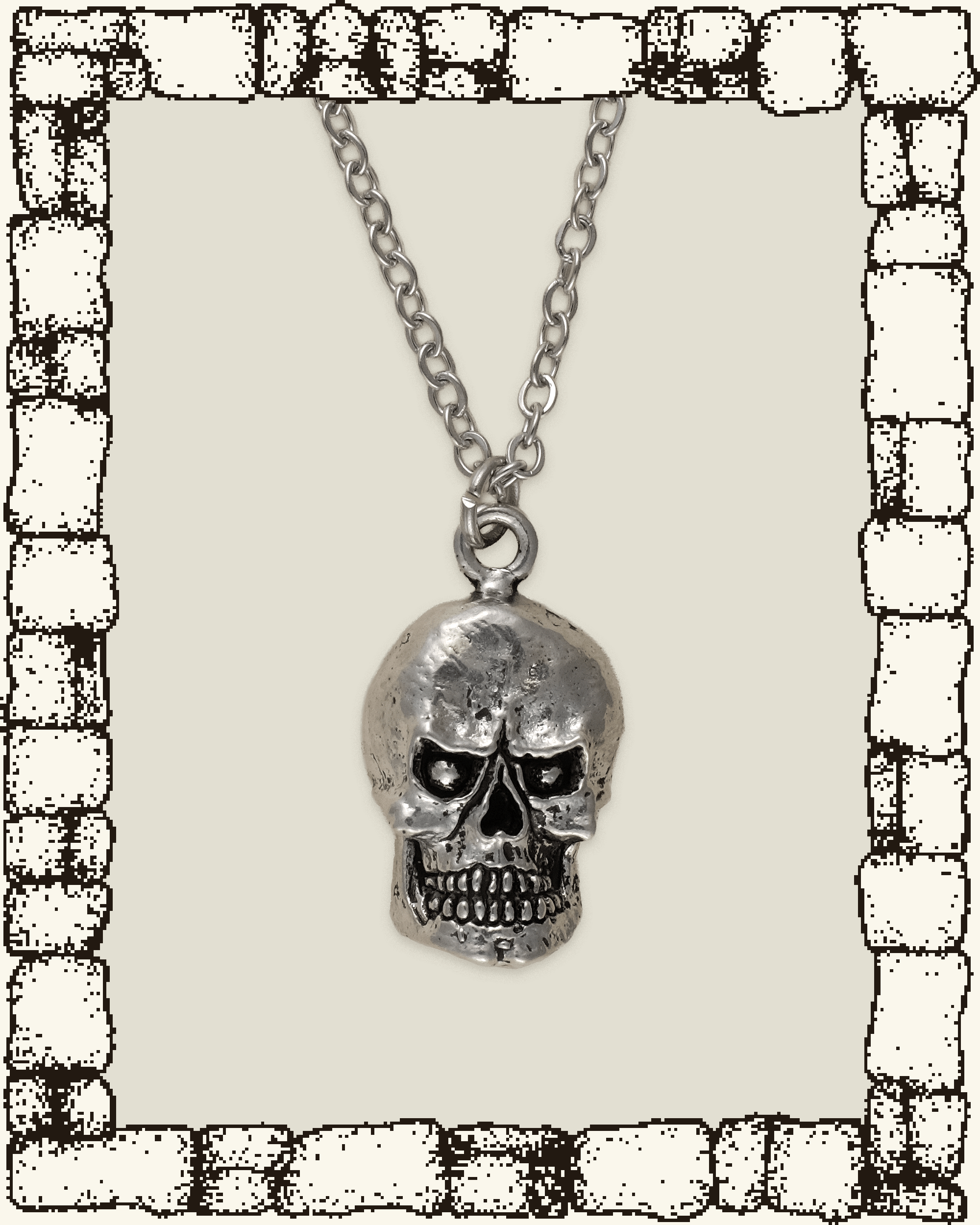 Vintage Skull Necklace