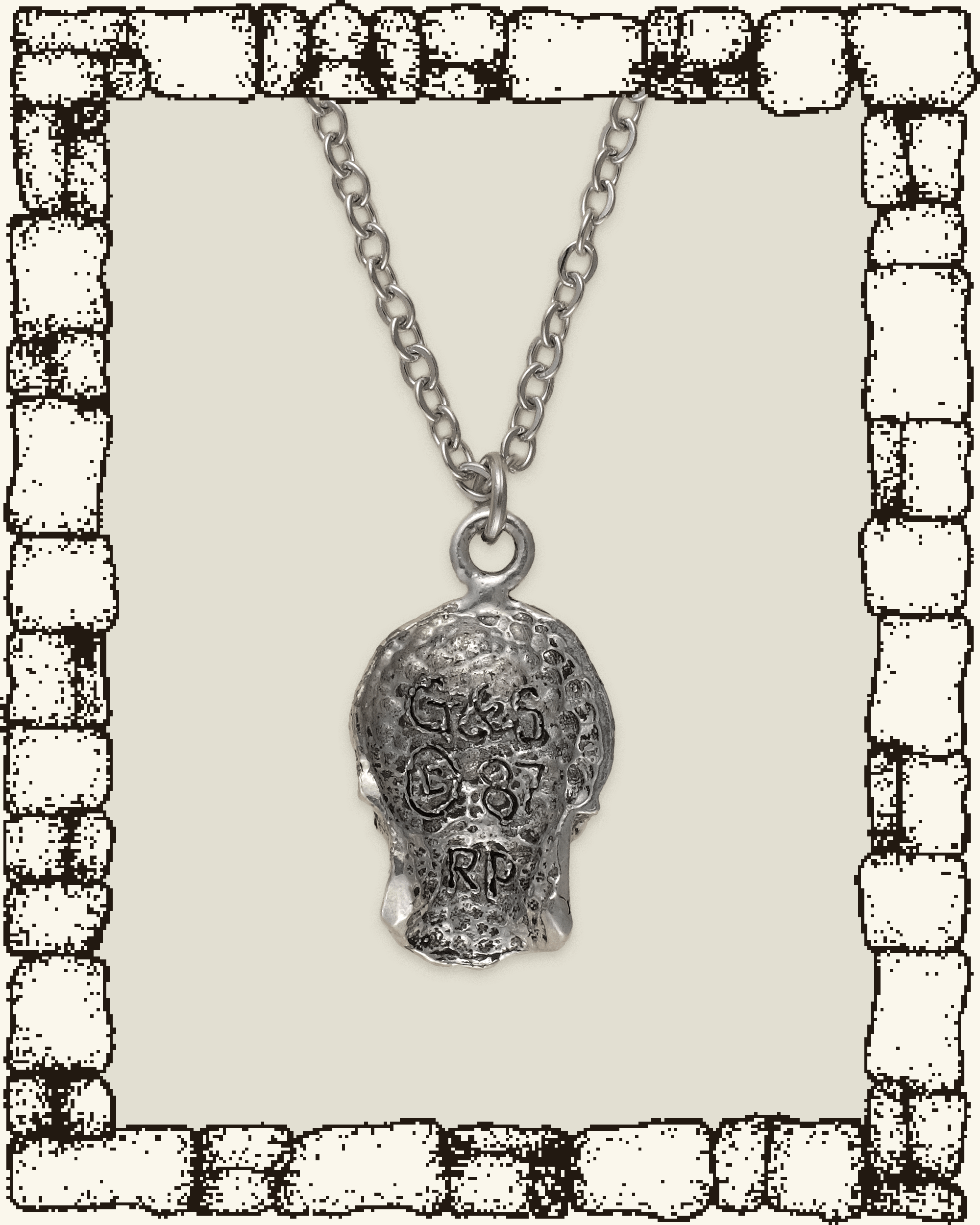 Vintage Skull Necklace