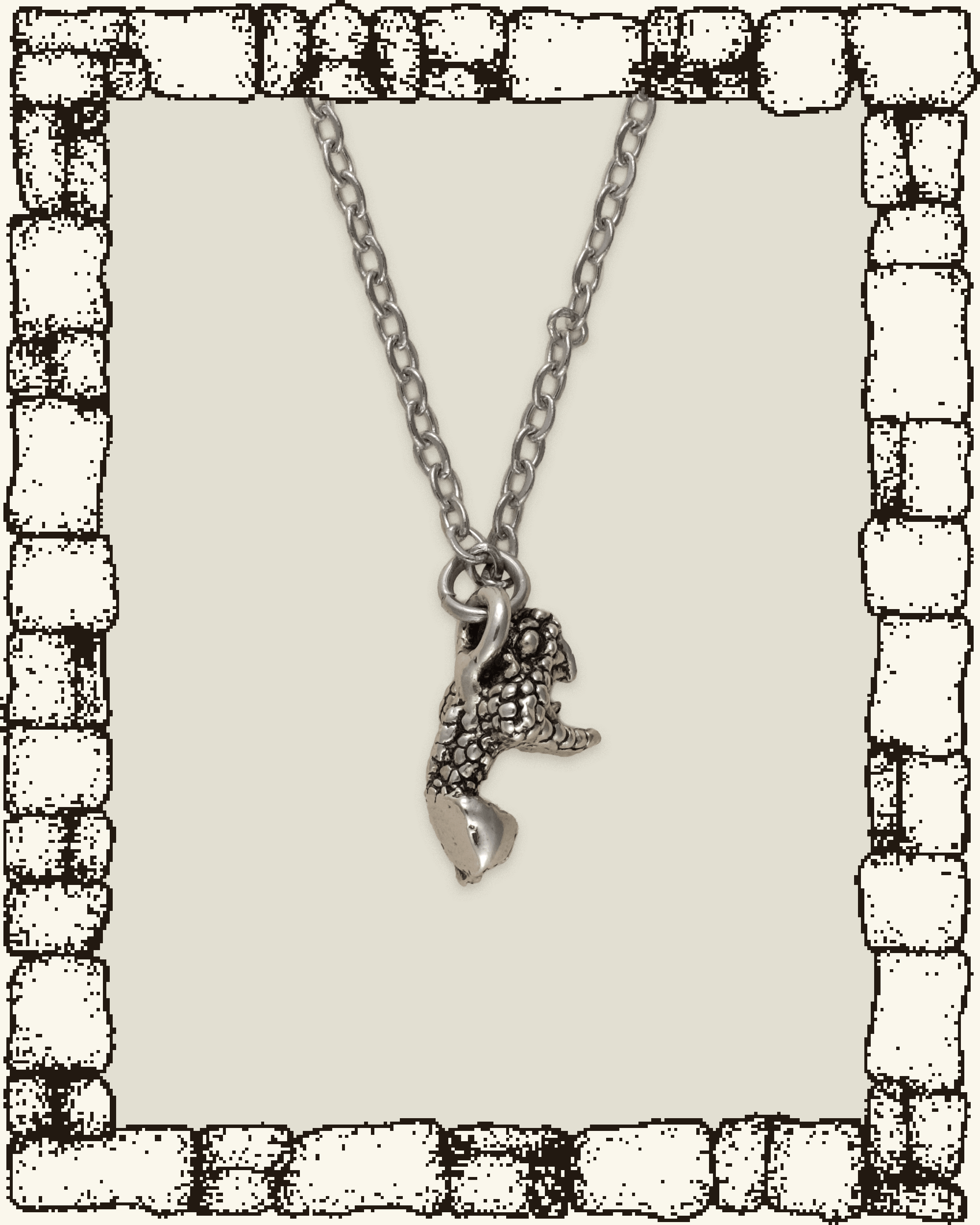Vintage Snake Head Necklace
