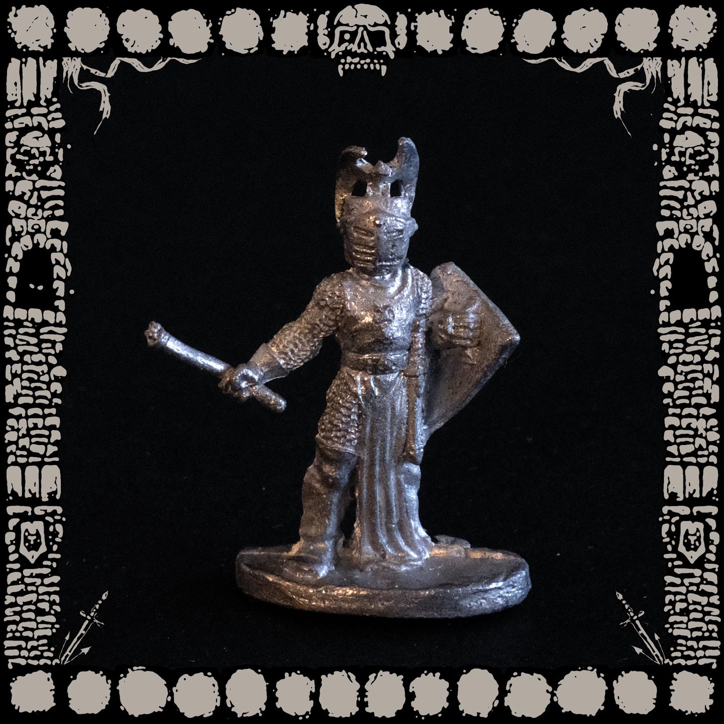 Knight Pewter Figurine