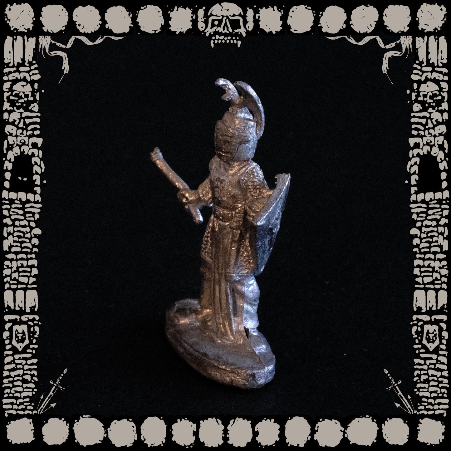 Knight Pewter Figurine