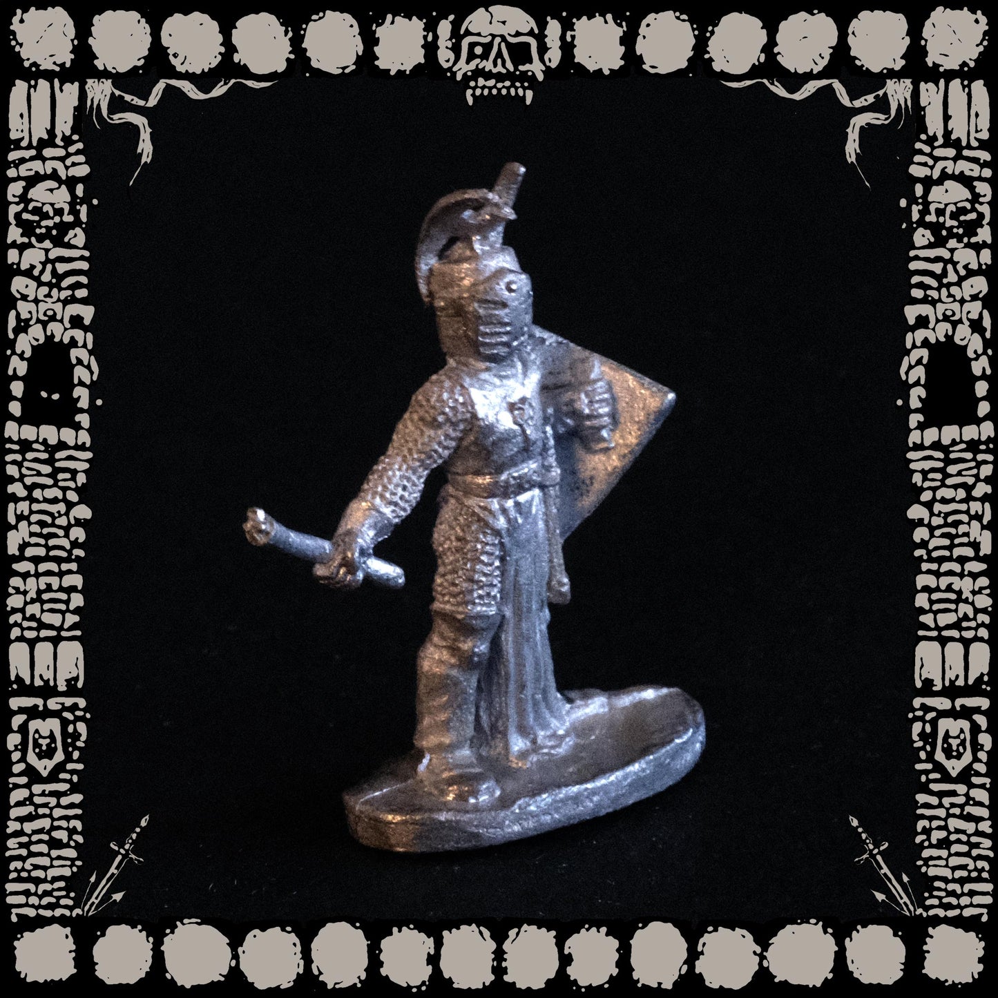 Knight Pewter Figurine