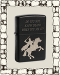“WITCH KING” ENGRAVED ZIPPO LIGHTER