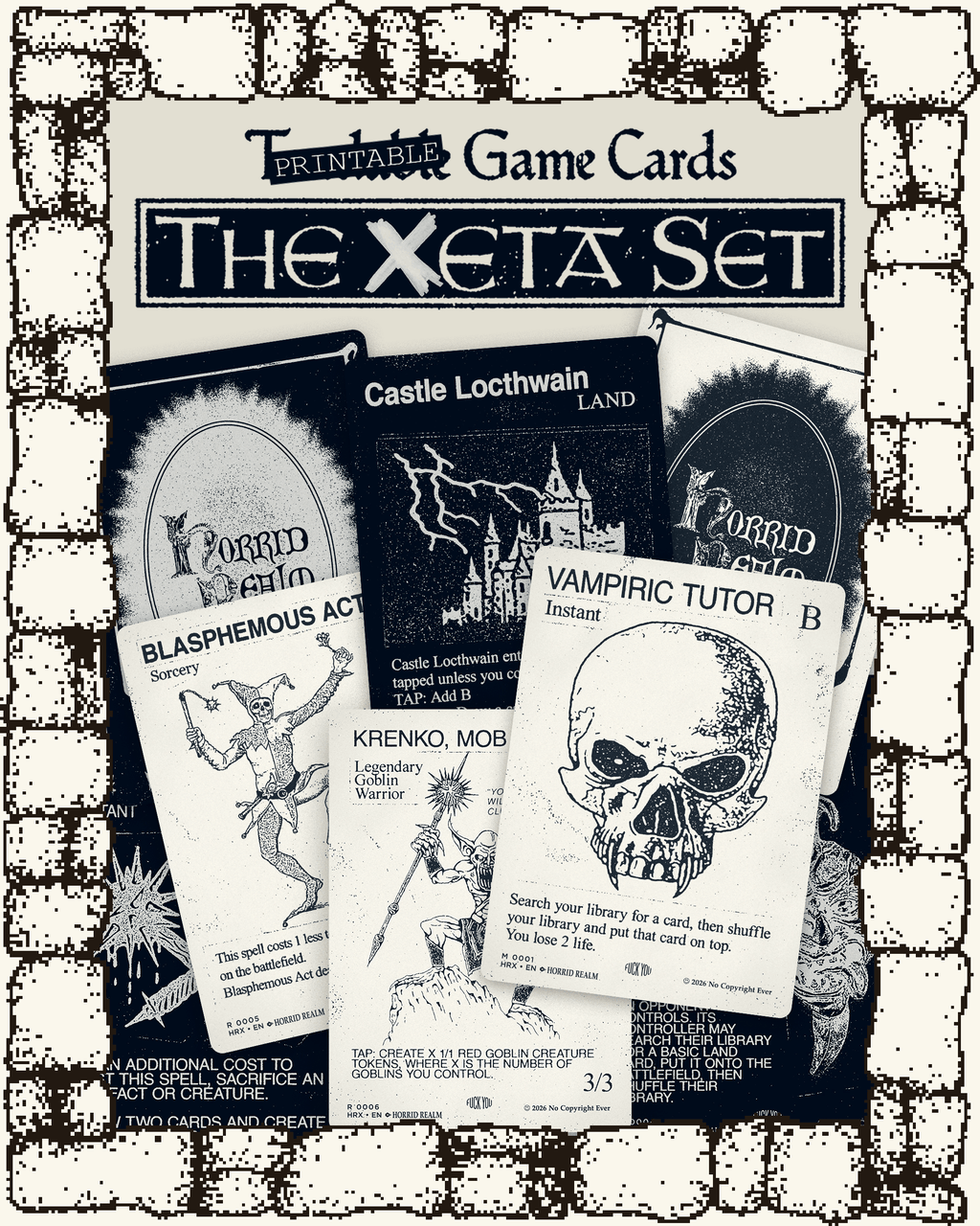 "XETA" Proxy Set - Printable PDF