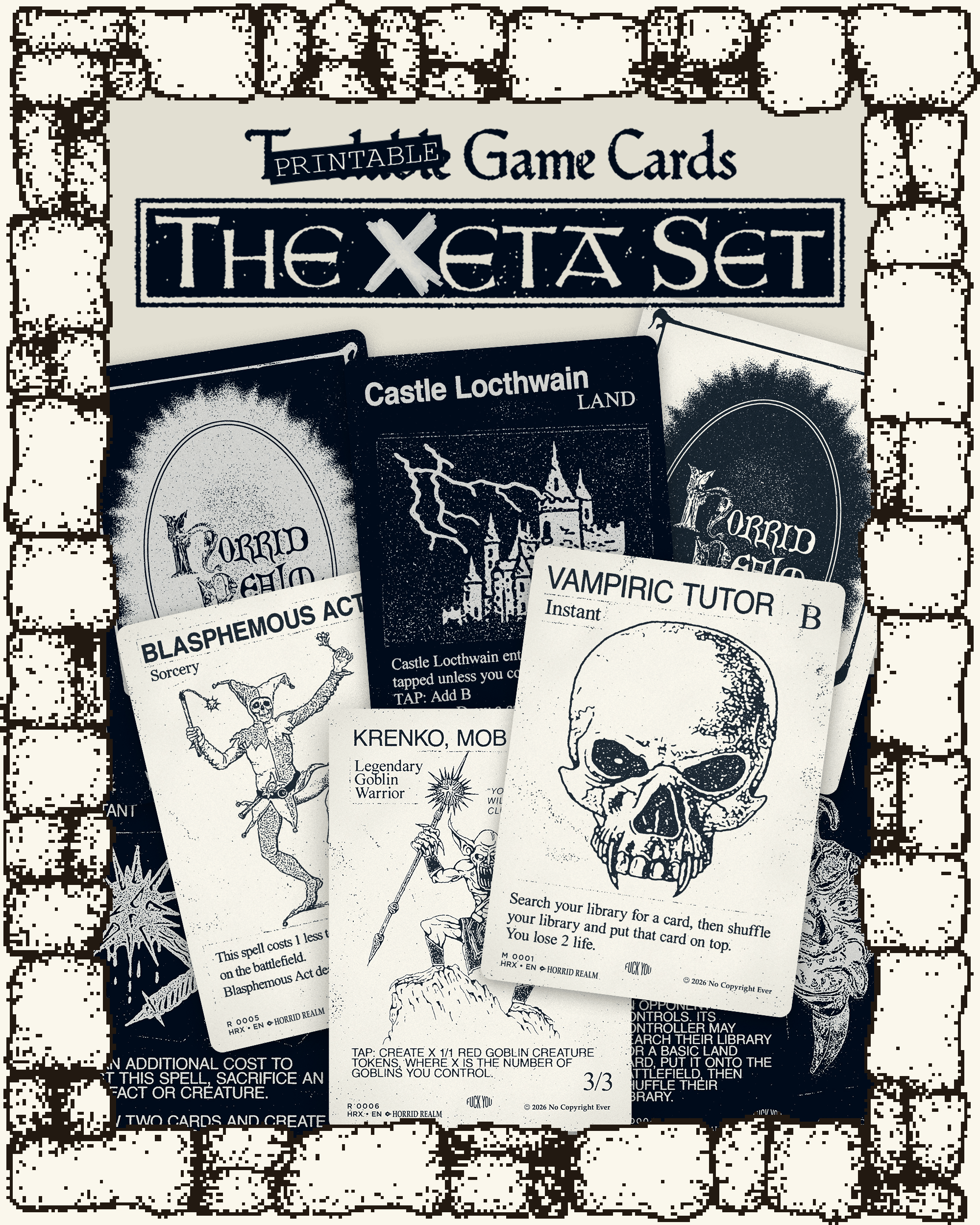 "XETA" Proxy Set - Printable PDF