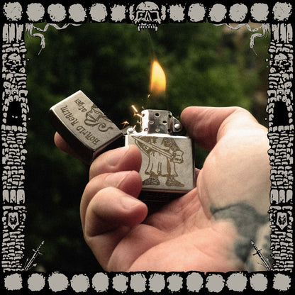 "AT YE!" ENGRAVED ZIPPO LIGHTER