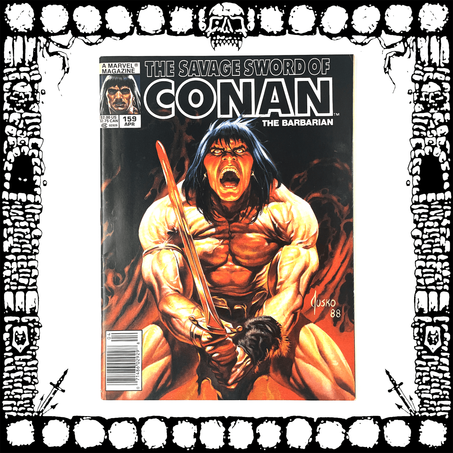 The Savage Sword of Conan #159 Comic Book