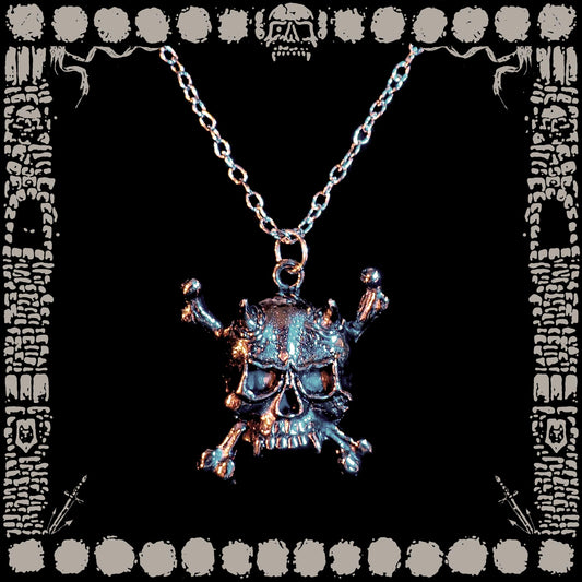 Vintage Devil Skull Necklace