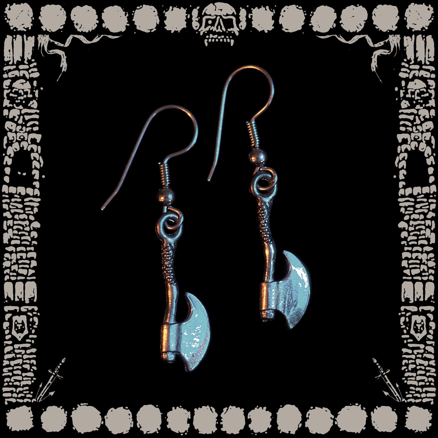 Vintage Hatchet Earrings