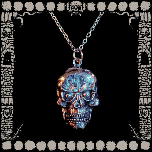 Vintage Large Skull Necklace